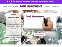 Tablet Screenshot of localmoneysavers.com